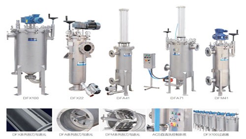 New self-cleaning screen filter unit